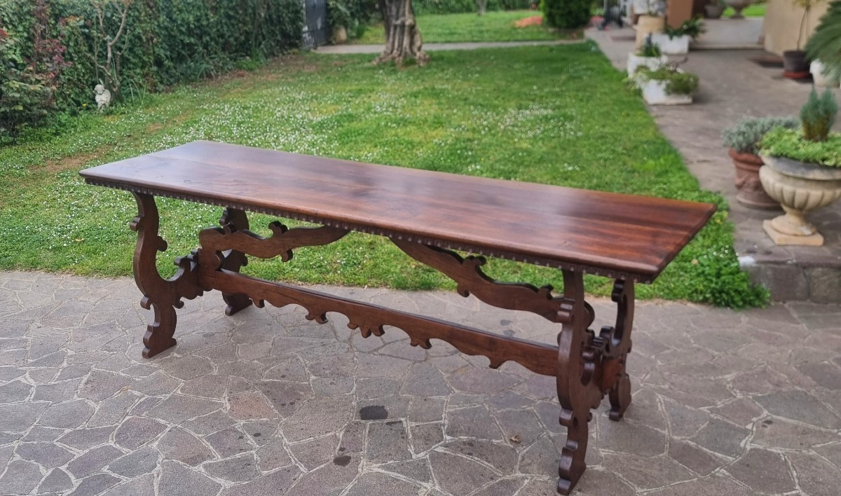 Tavolo Fratino in Noce a Due Assi del ‘700 Toscano: un capolavoro senza tempo-photo-5