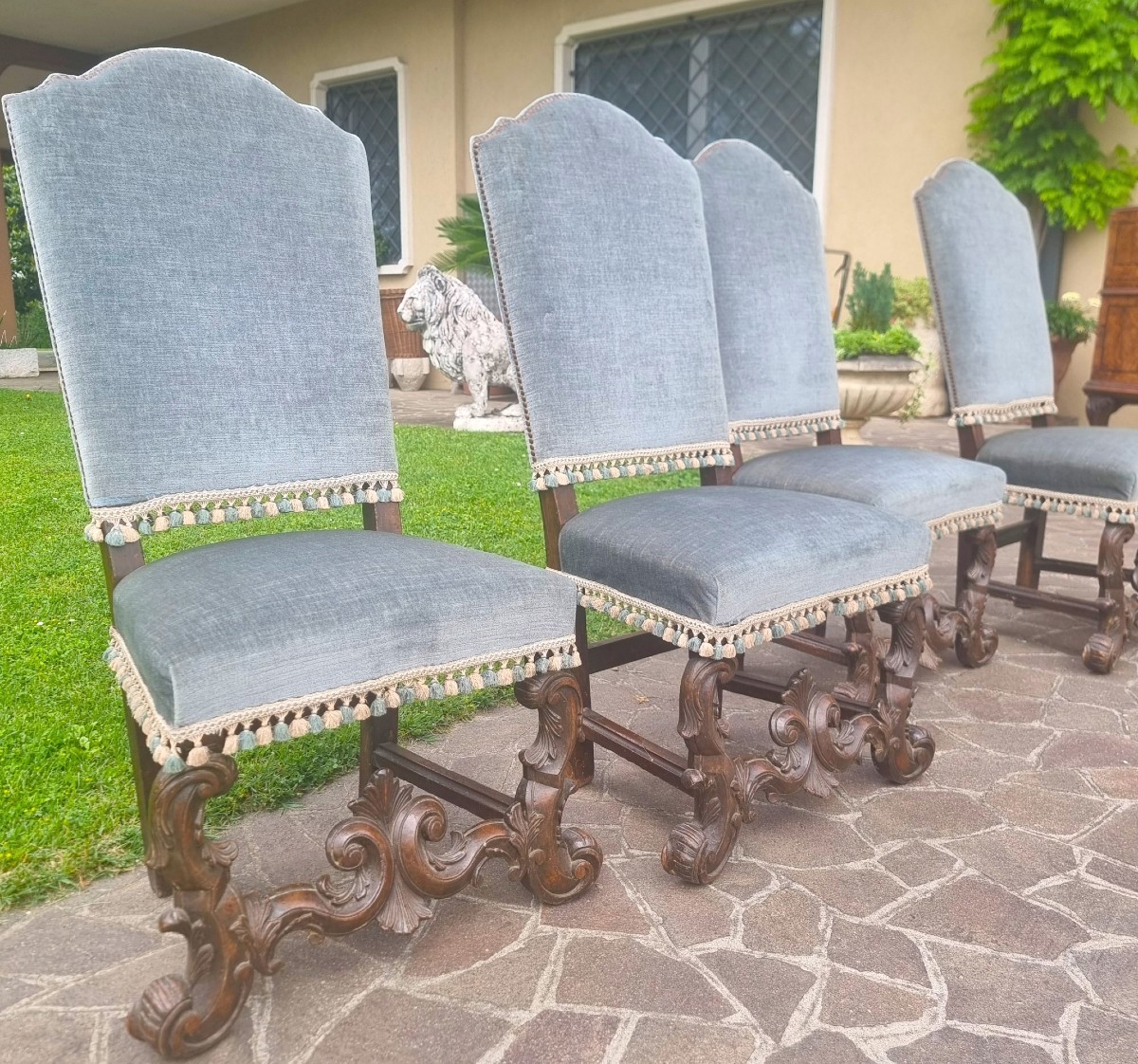 4 Sedie Barocche 800: eleganza e storia da palazzo signorile-photo-1