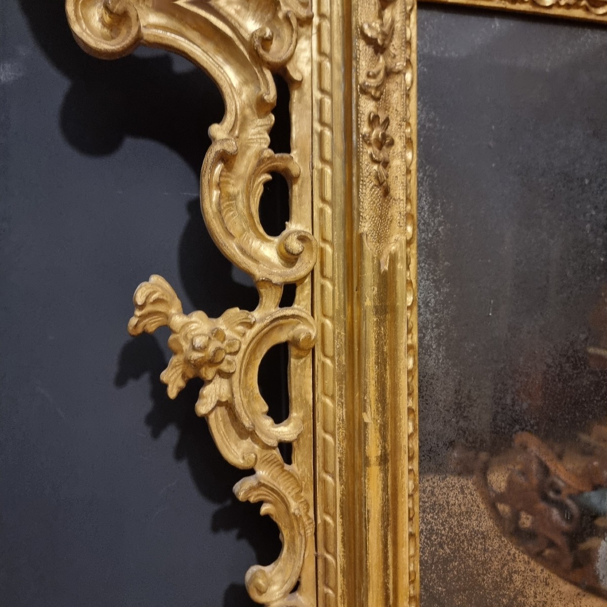 Coppia di specchiere veneziane del 1850 grande misura da palazzo signorile -photo-3