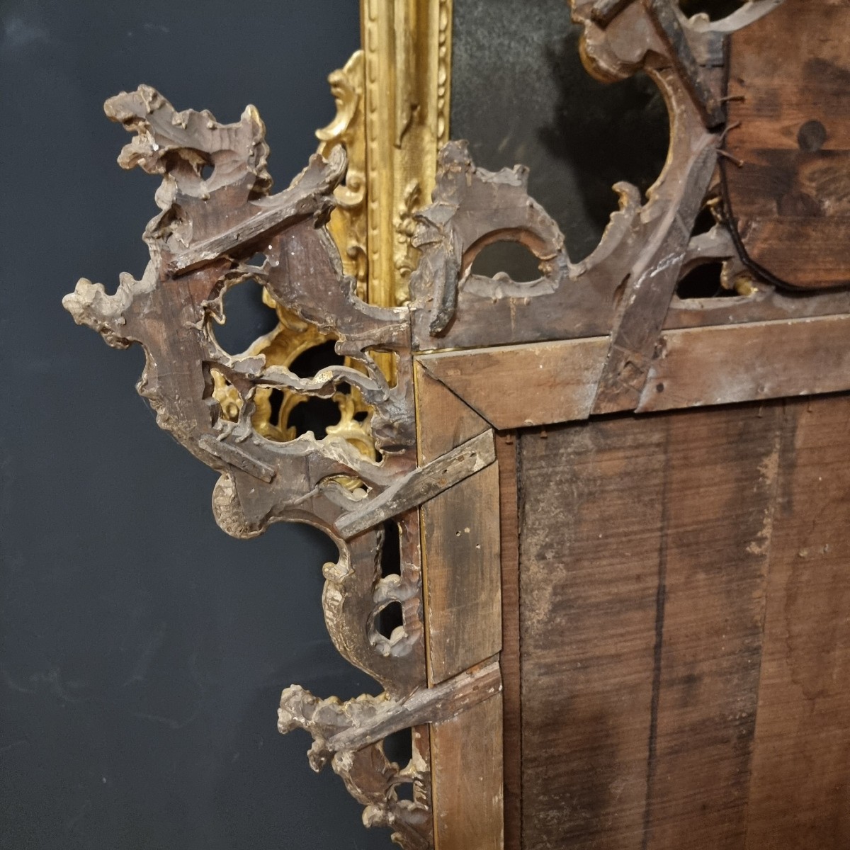 Coppia di specchiere veneziane del 1850 grande misura da palazzo signorile -photo-6