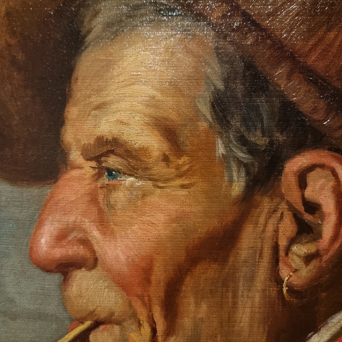 Pescatore napoletano pittura dell’800 firmato Duranti alta qualità-photo-4