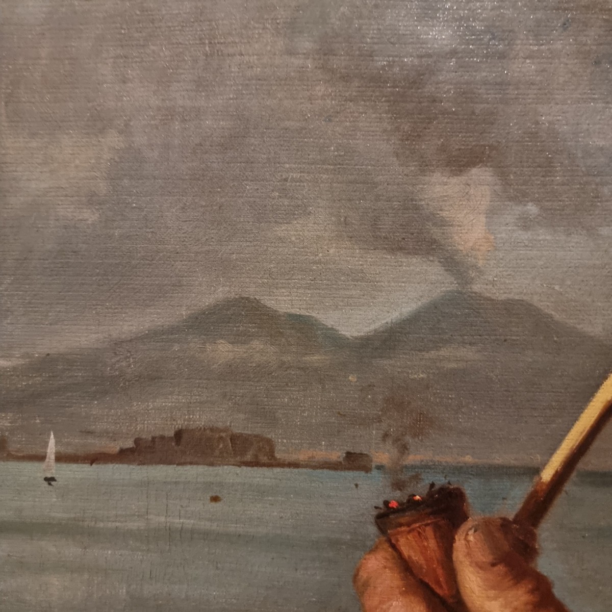 Pescatore napoletano pittura dell’800 firmato Duranti alta qualità-photo-6