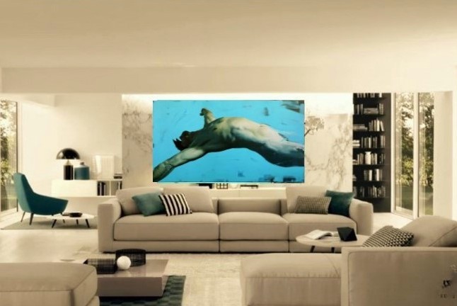 Olio su tela "Deep Blue" Filippo Manfroni al confine dell' iperealismo Context Art Miami-photo-3