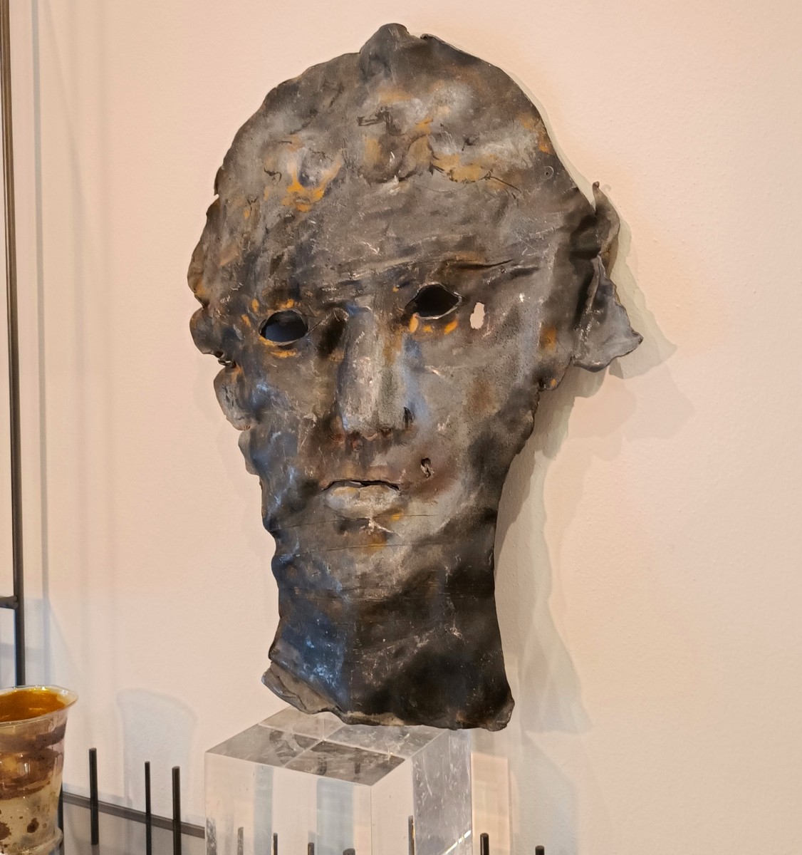 Scultura grottesca del 900 in metallo-photo-1