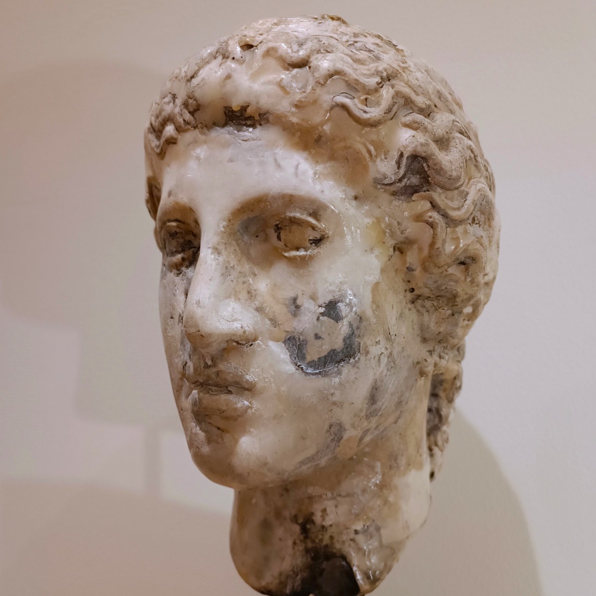 Scultura di Hera mitologia greca in gesso,cera e carbone-photo-5