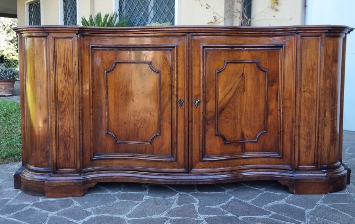 Credenza mossa del 700 in noce Venezia-photo-2