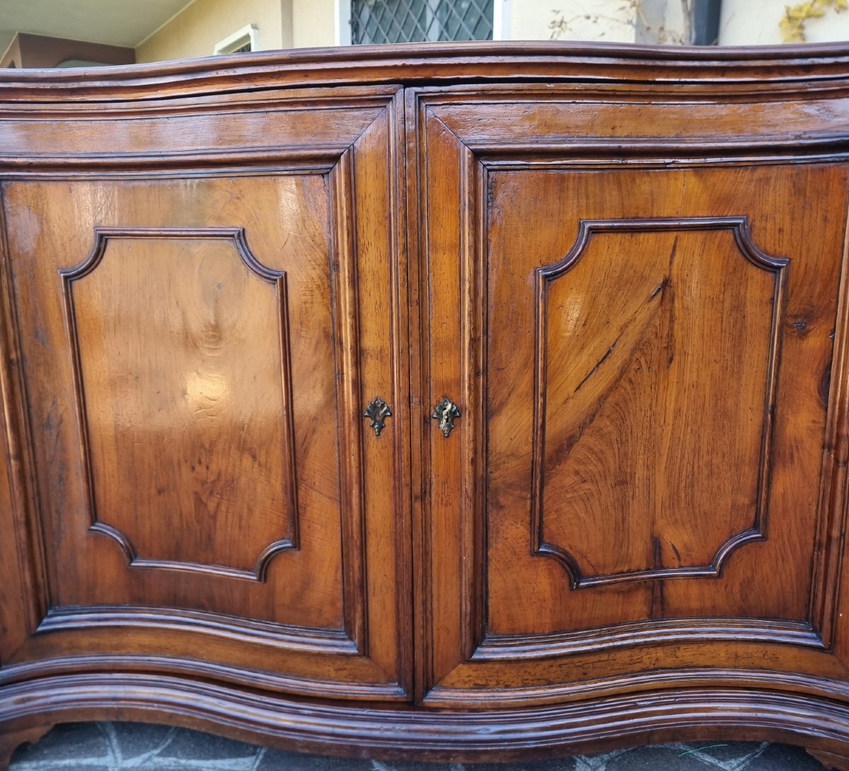 Credenza mossa del 700 in noce Venezia-photo-5