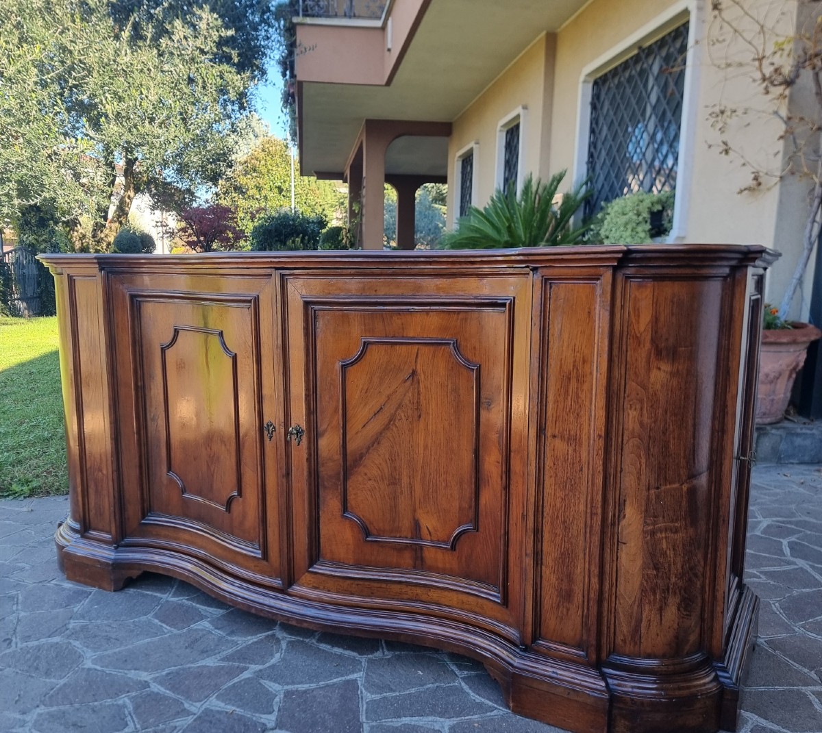 Credenza mossa del 700 in noce Venezia-photo-6