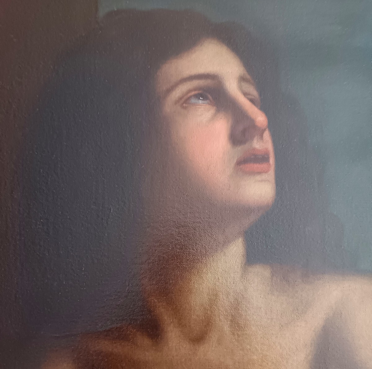 Olio su tela del 1600 – San Sebastiano, attribuito a Cesare Gennari (1637–1688)-photo-5