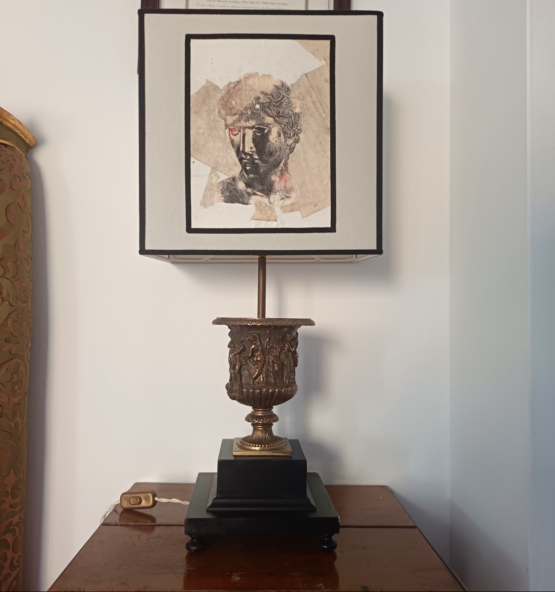 Coppia di paralumi in bronzo 1920 – Gran Tour-photo-3