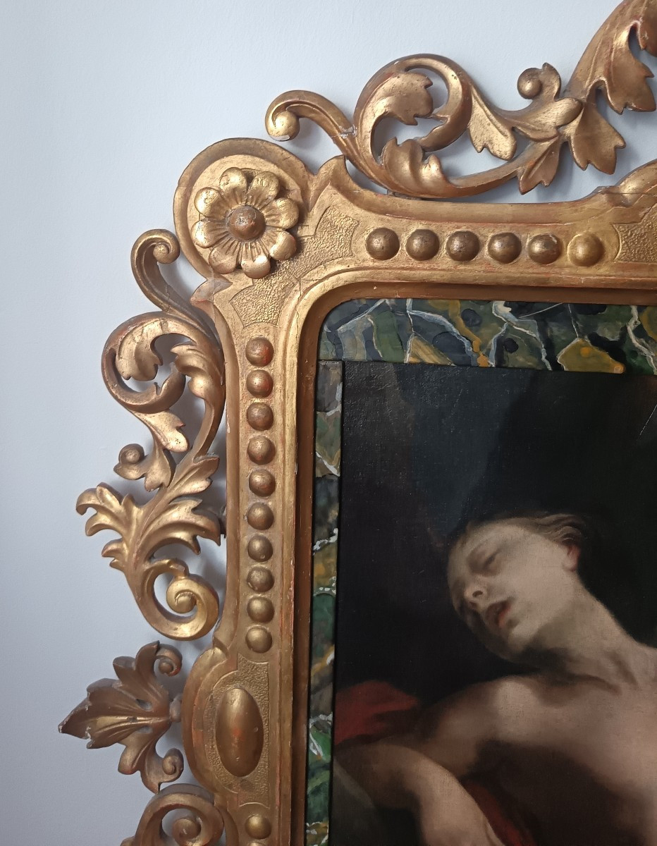 Olio su tela San Sebastiano del ’600 – Seguace dei Carracci-photo-2