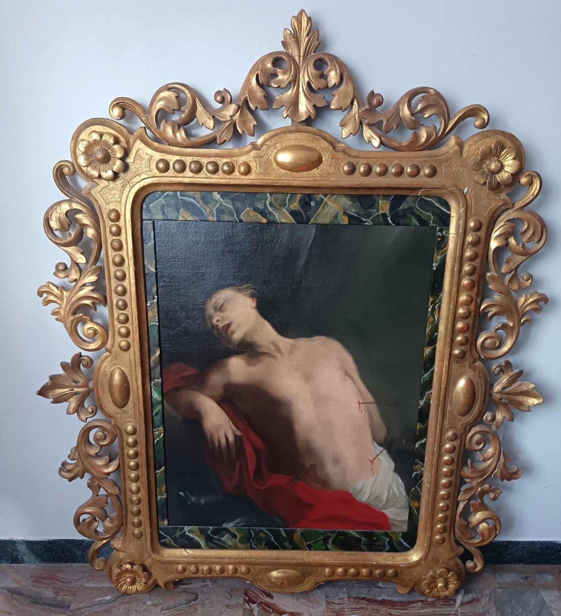 Olio su tela San Sebastiano del ’600 – Seguace dei Carracci