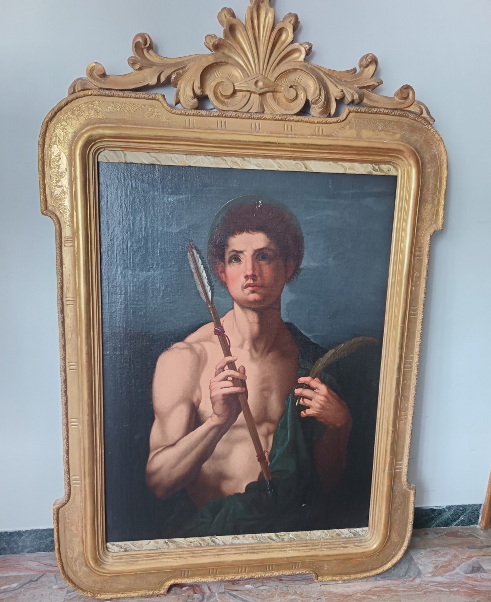 Olio su tela San Sebastiano primo ’700