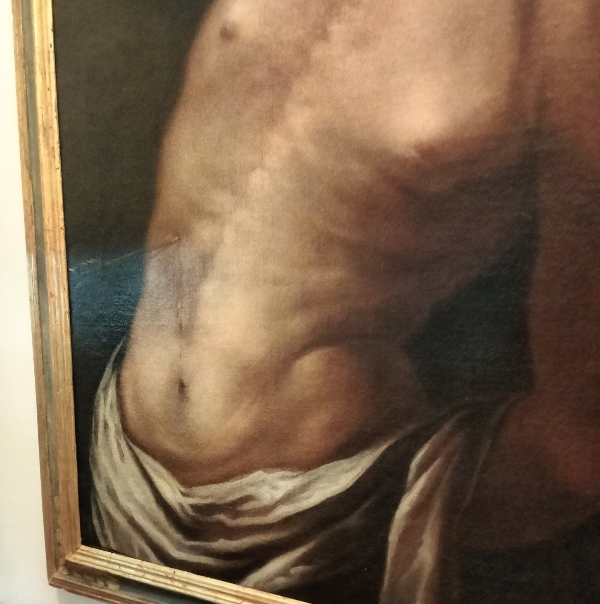 Olio su tela San Sebastiano del 600 – Att. Andrea Vaccaro-photo-3