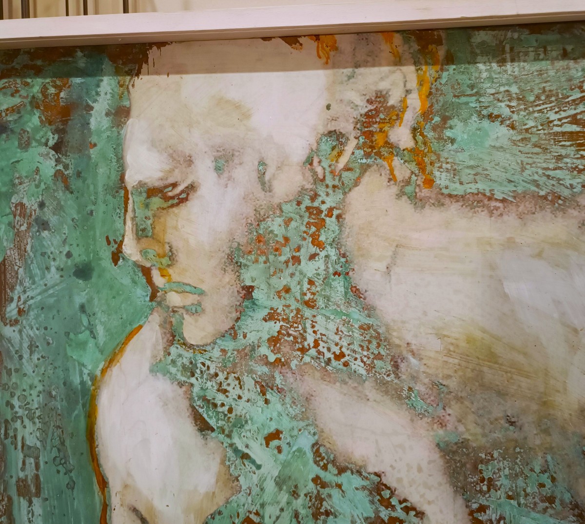 Olio su rame ossidato “Afrodite dea dell’Amore” 20 secolo-photo-1