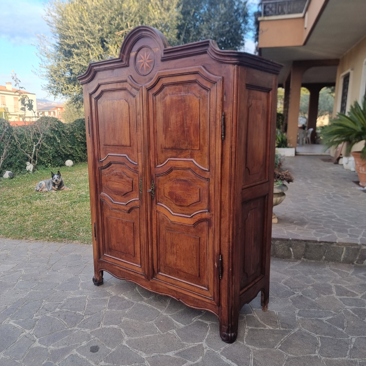 Armadio in quercia del 700 Piemontese-photo-2