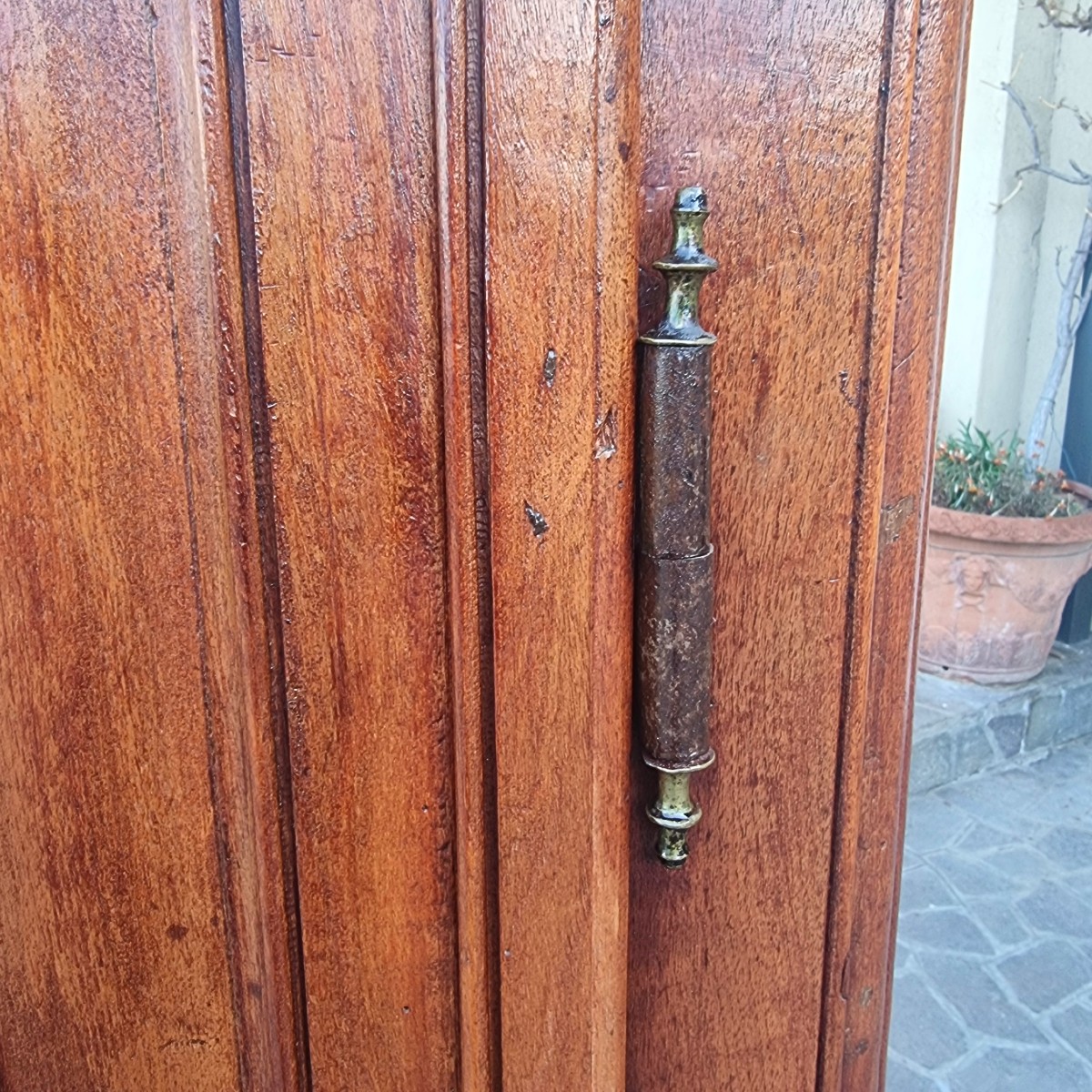 Armadio in quercia del 700 Piemontese-photo-3