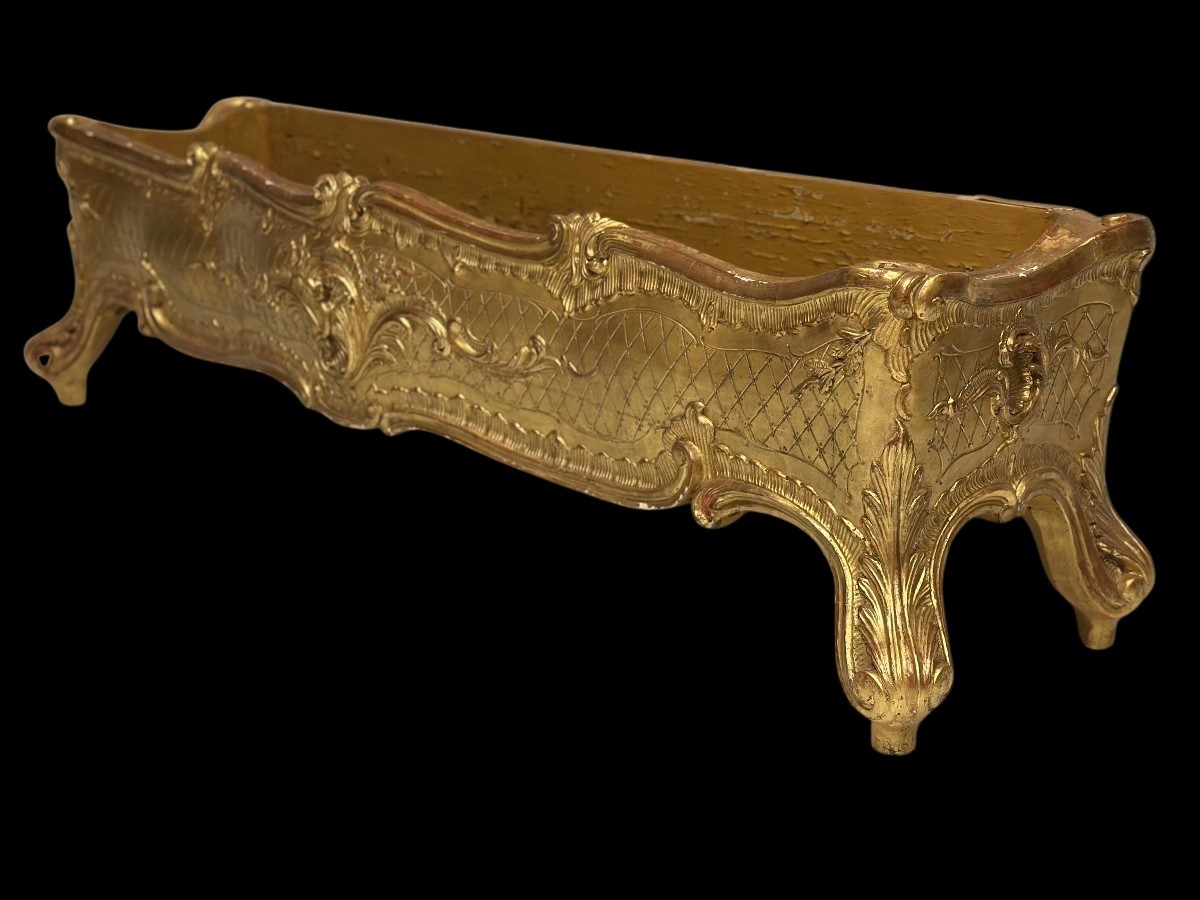 Fioriera lignea Luigi XV del 700 oro zecchino