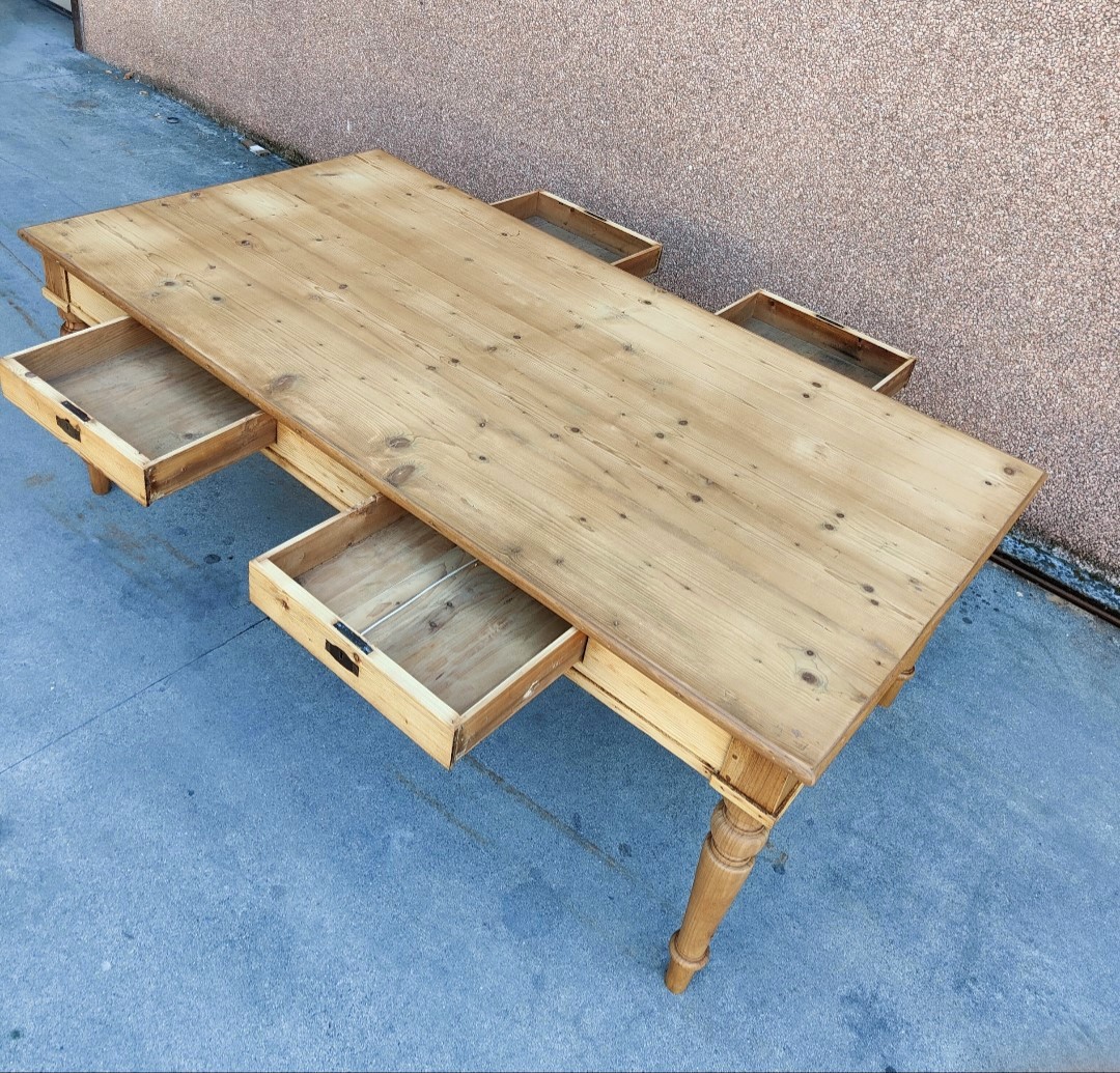 Tavolo in pino massello 800 grande dimensione 12 posti