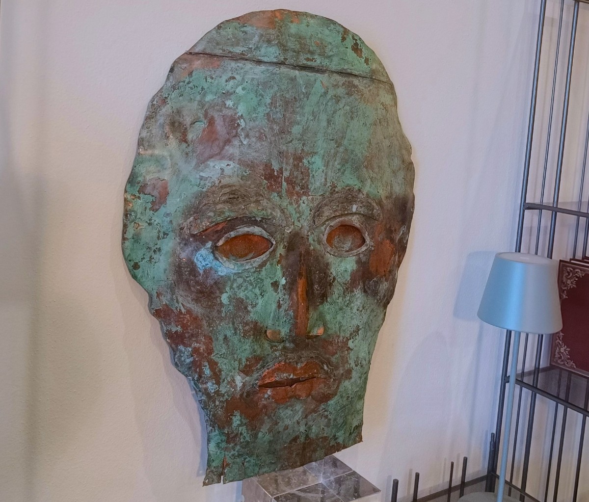 Maschera in rame 1970 Antoni Clavé-photo-4