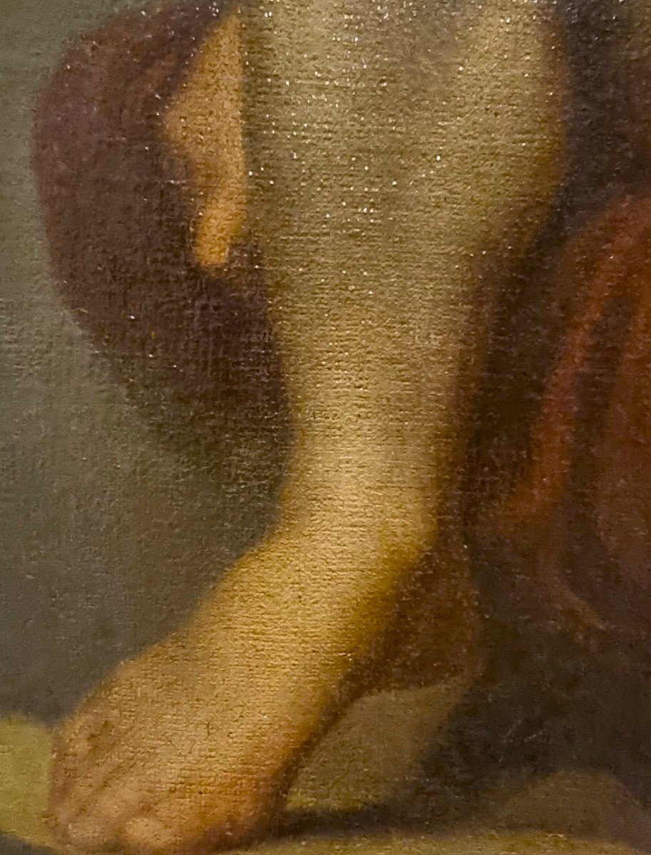 Olio su tela nudo di giovine del 1820 Francesco Hayez 1791-1882-photo-5