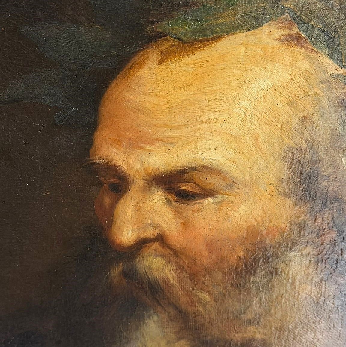 Olio su tela del 600 Archimede da Siracusa bottega Luca Giordano 1634-1705-photo-4