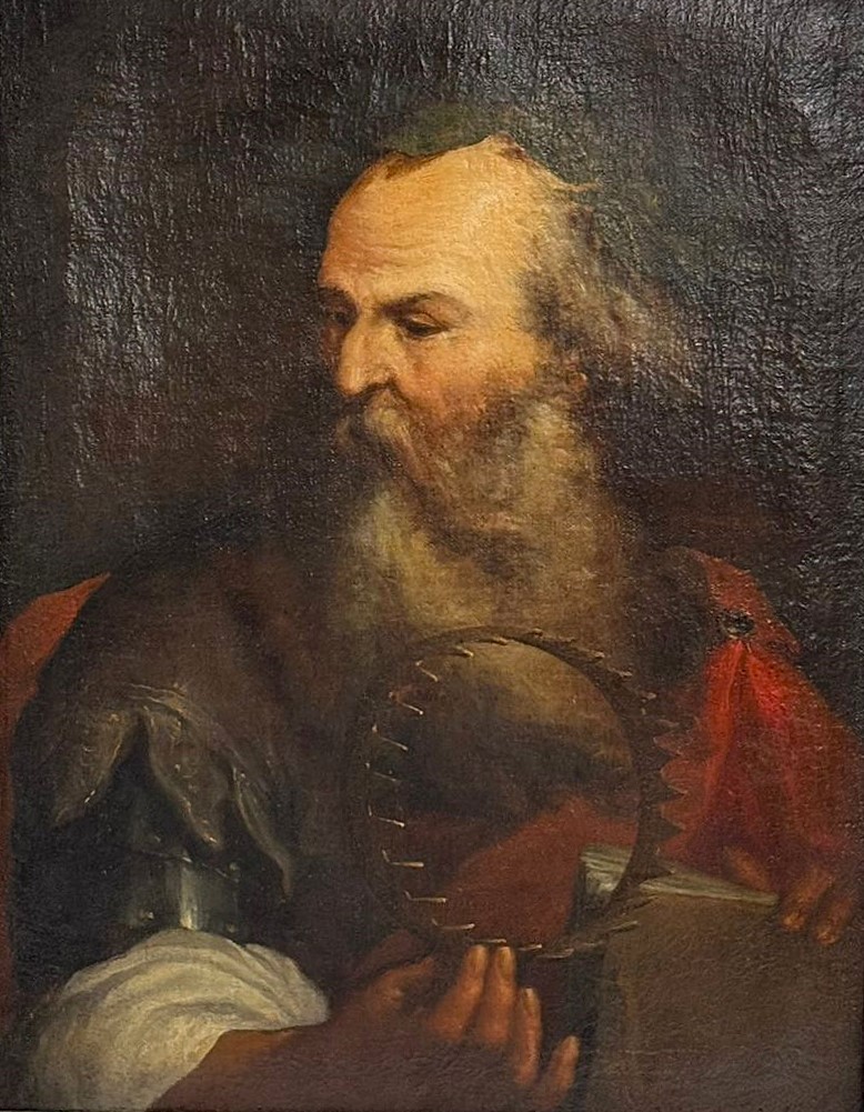 Olio su tela del 600 Archimede da Siracusa bottega Luca Giordano 1634-1705-photo-2