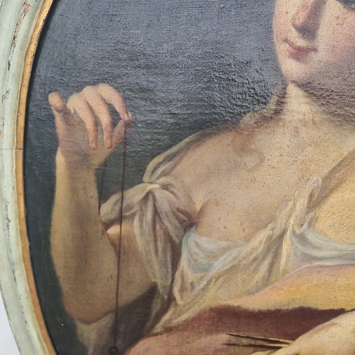 4 dipinti su tela Allegoria Arti e Mestieri Lorenzo Pasinelli 1629-1700-photo-1