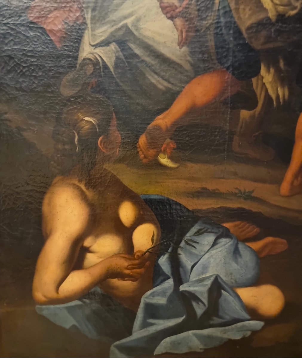 Olio su tela 600 Scena campestre con musicanti  Francesco Guarini (1611‑1654)-photo-2