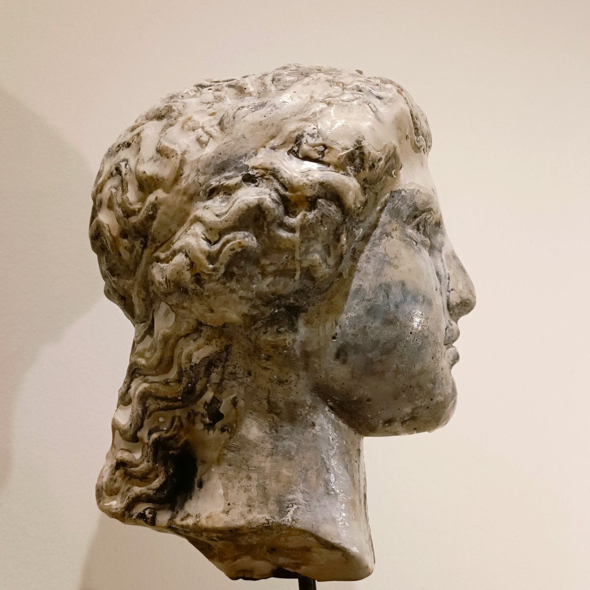 Scultura  1920 in cera – Testa di Giunone da accademia scultura parigina-photo-4