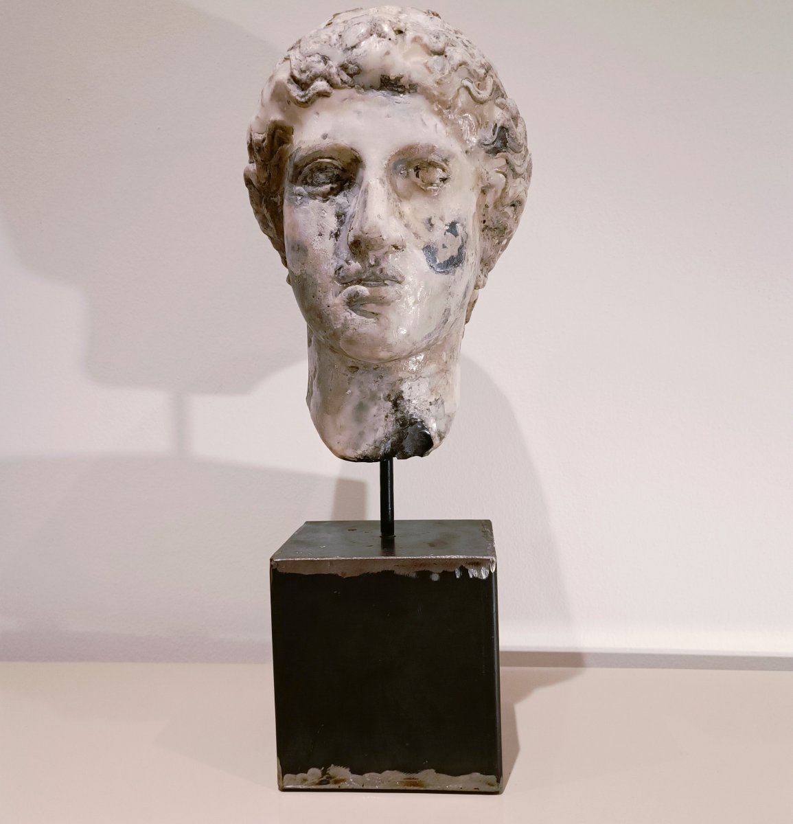 Scultura  1920 in cera – Testa di Giunone da accademia scultura parigina-photo-2