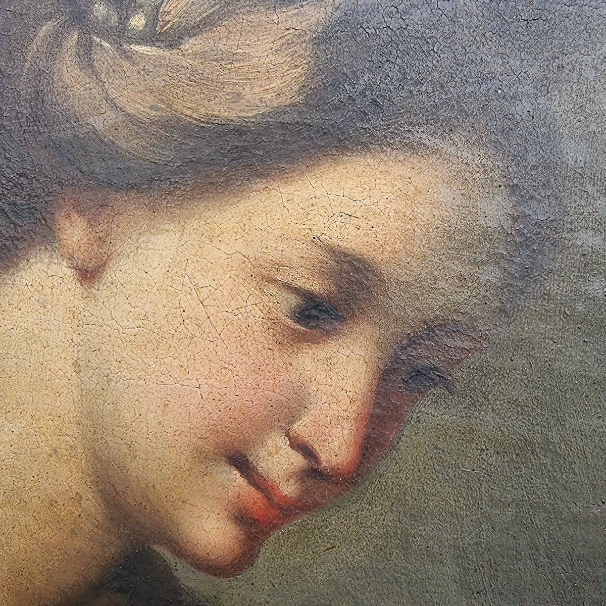 4 dipinti su tela Allegoria Arti e Mestieri Lorenzo Pasinelli 1629-1700-photo-4