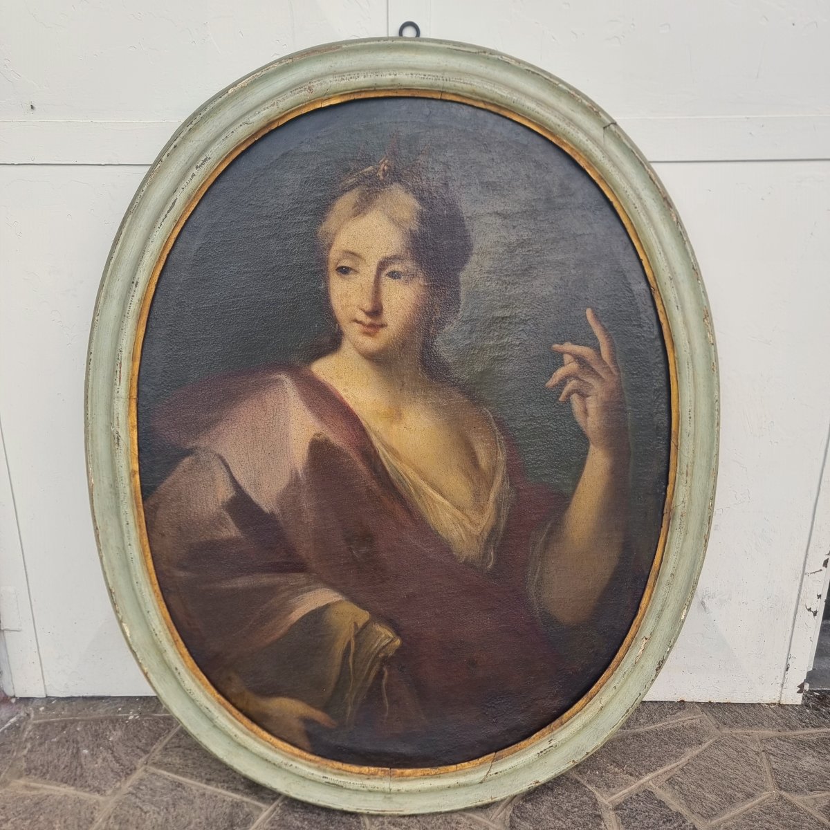 4 dipinti su tela Allegoria Arti e Mestieri Lorenzo Pasinelli 1629-1700-photo-7
