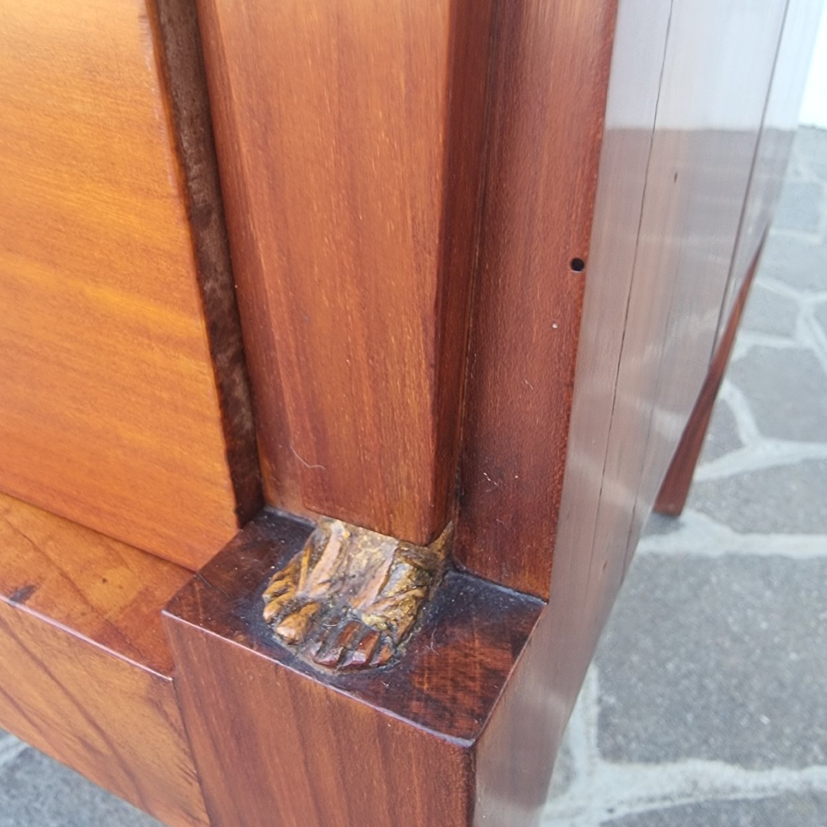 Coppia di cassettoni in ciliegio 1820 Ritorno dall’Egitto-photo-1