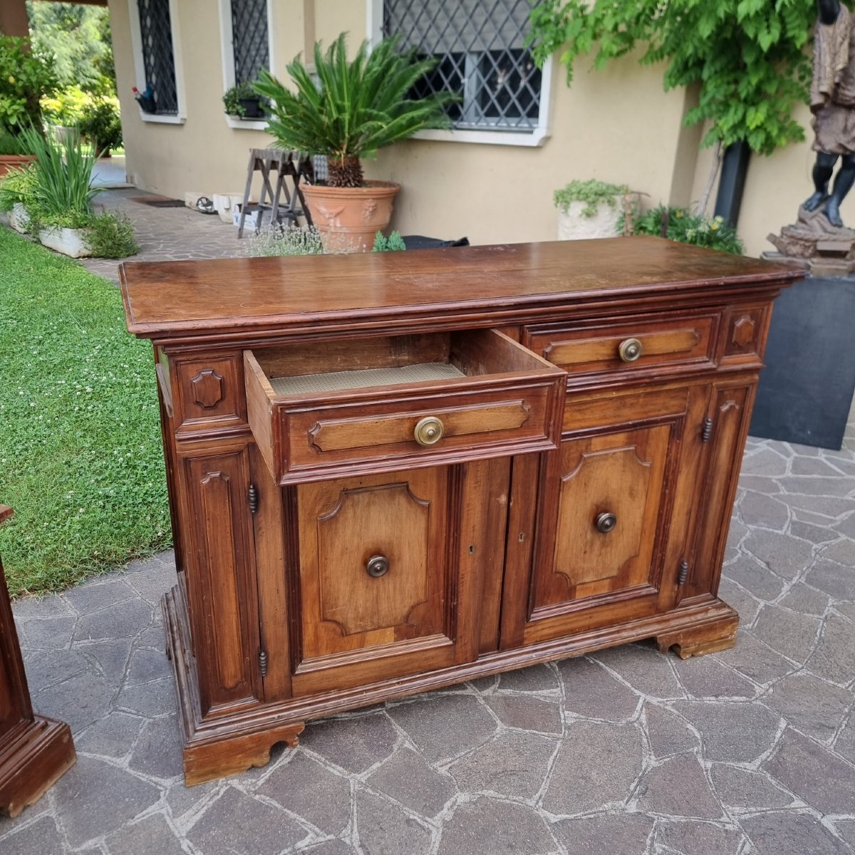 Coppia di credenze in noce fine 700 Bolognesi-photo-1