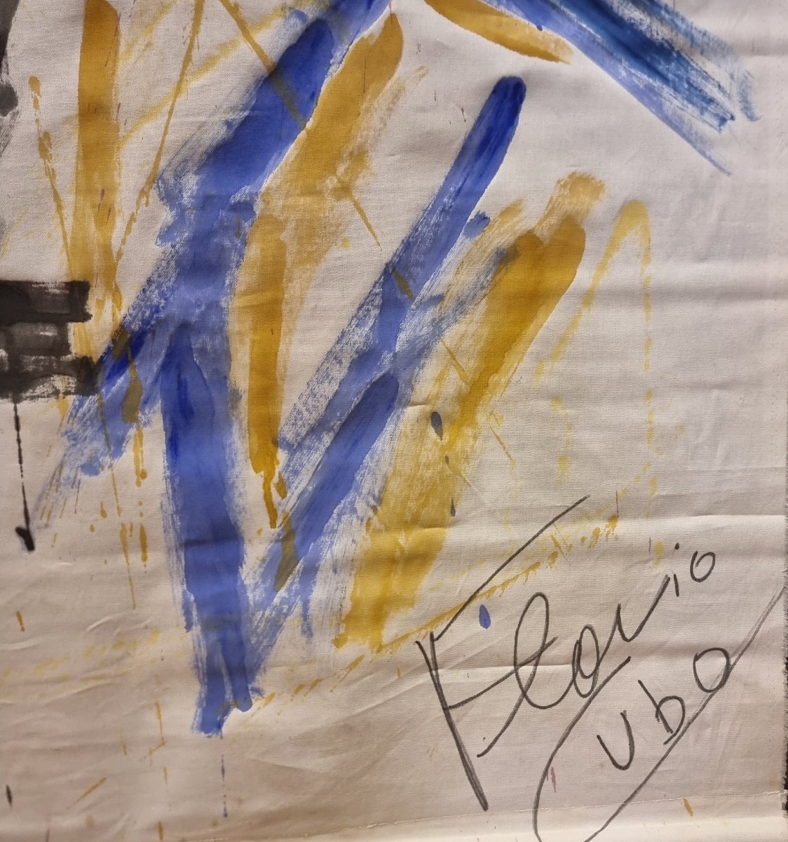 Corto Maltese tela del XX Secolo pittura acrilico Vintage-photo-2
