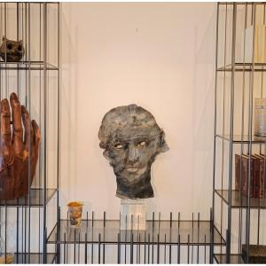 Scultura del '900 in piombo forgiato a mano “Il Satiro”