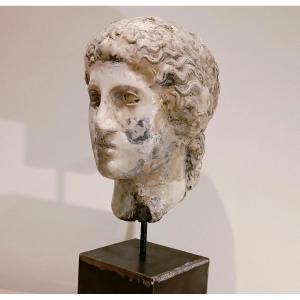 Scultura accademica del ‘900 in cera – Testa di Hera