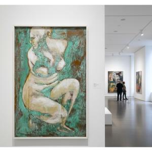 Olio su rame ossidato “Afrodite dea dell’Amore” 20 secolo