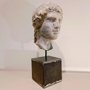 Scultura accademica primo 900 in cera – Testa di Hera