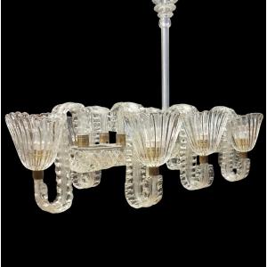 Lampadario originale Murano 1940 di Ercole Barovier