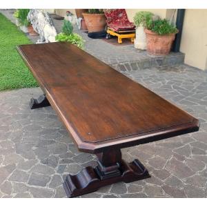 Tavolo fratino in noce del 600 Veneto da monastero