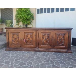 Credenza in noce del 700 da villa torinese
