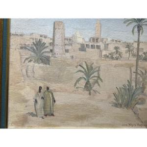 Jean-desiré Bascoulès: Orientalist Landscape In Southern Algeria