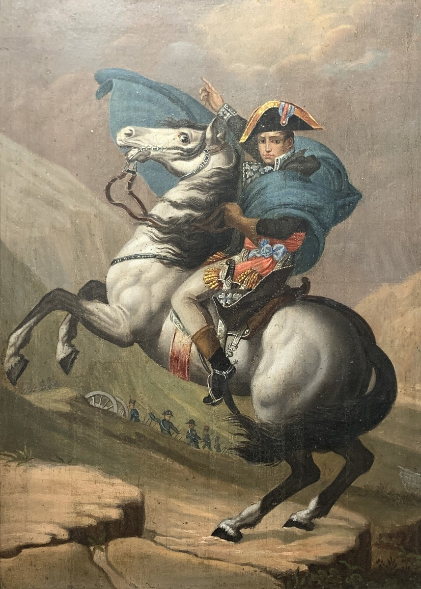 Napoleone Bonaparte valica il Gran San Bernardo