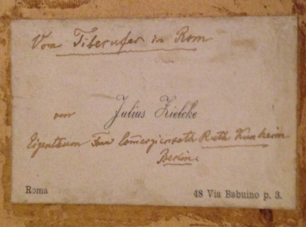 JULIUS ZIELCKE - Castel Sant'Angelo e San Pietro visti dal Tevere, Roma-photo-2