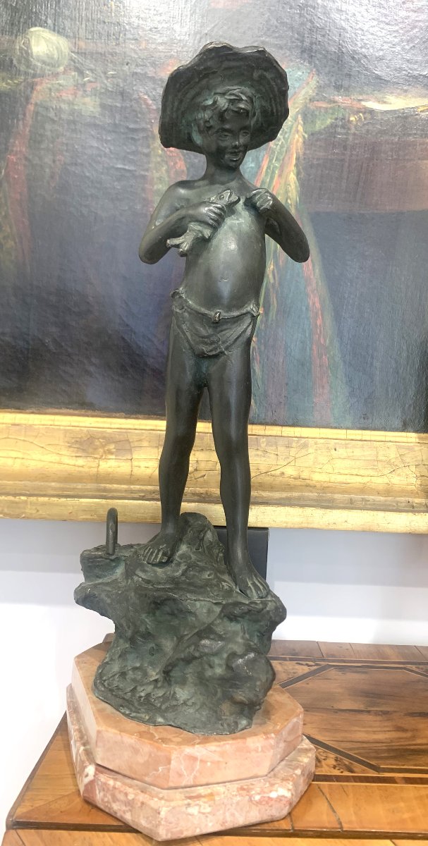 Giovane pescatore napoletano