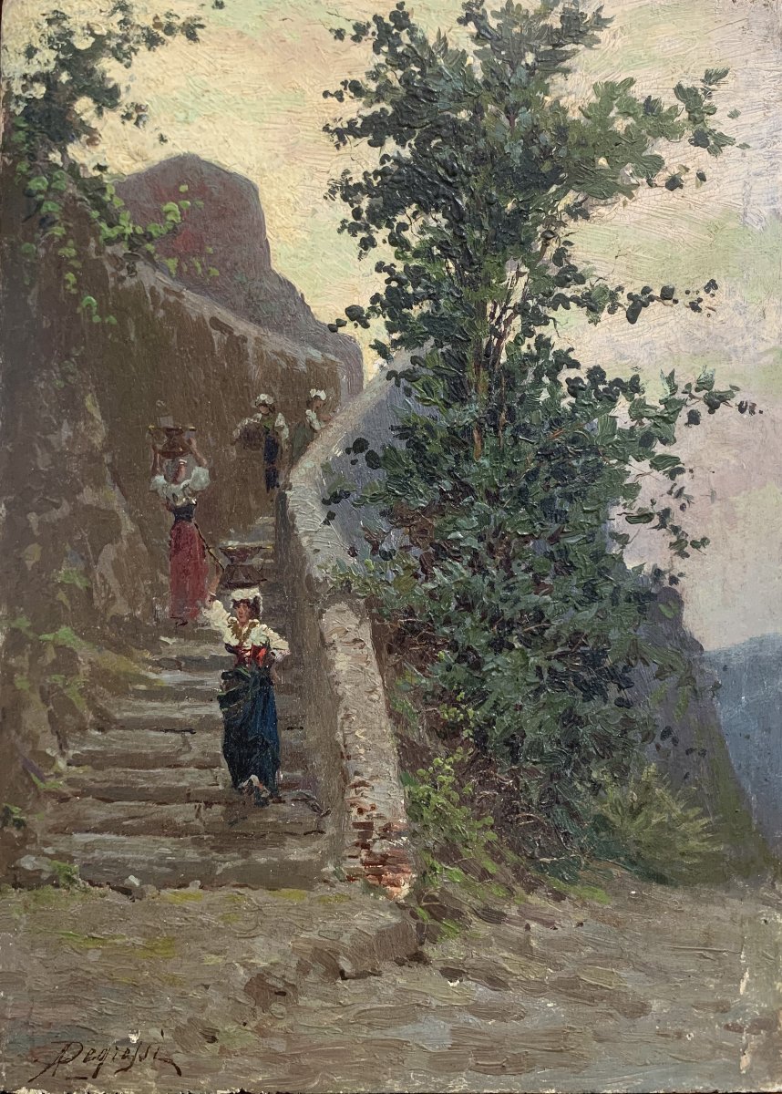 ADELCHI DE GROSSI - Scala fenicia, Capri