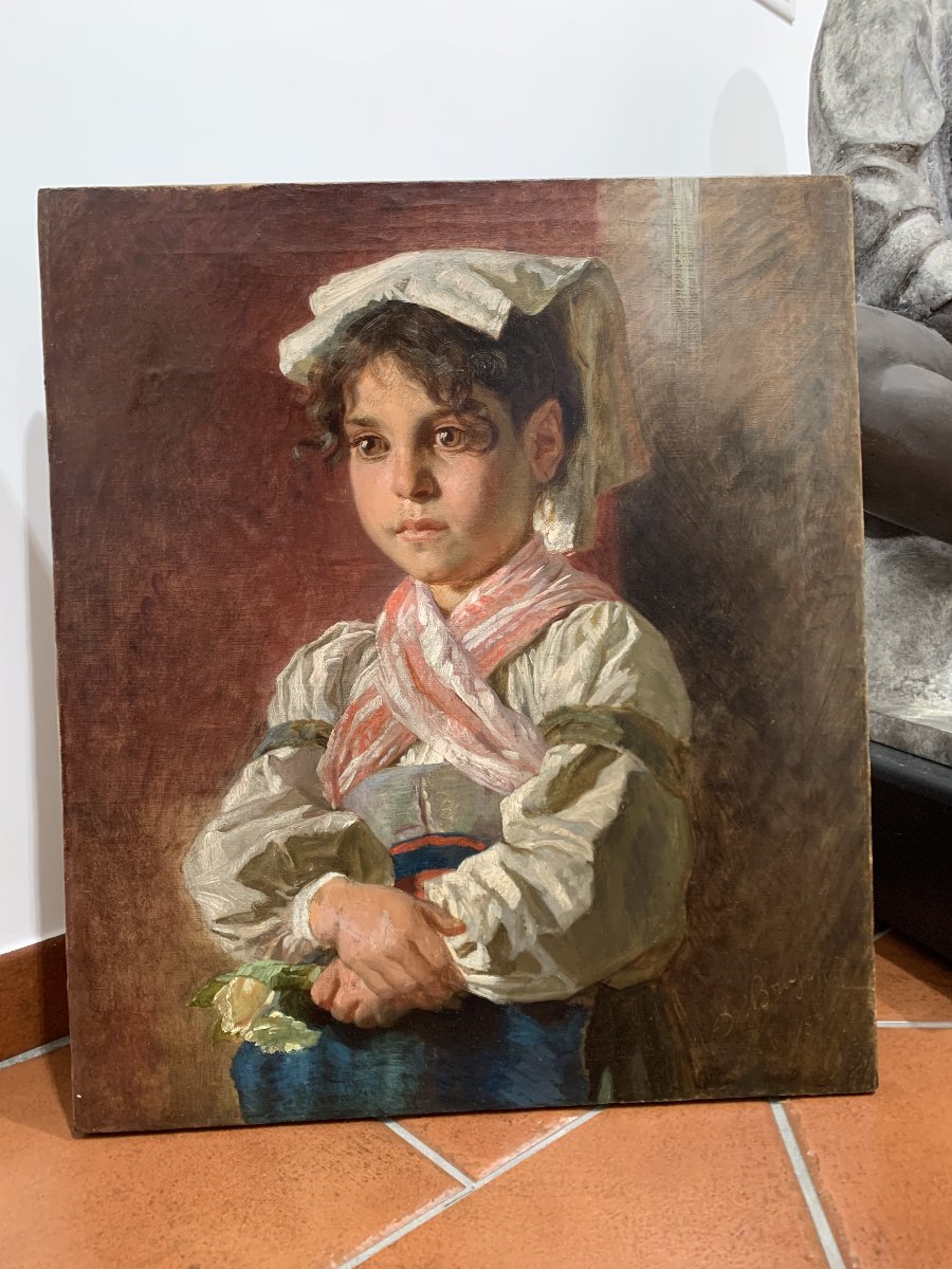 DOMENICO BRUSCHI  - Piccola ciociara  1887