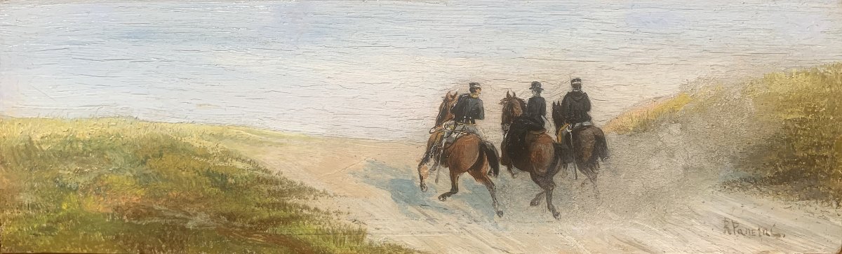 RUGGERO PANERAI - La scorta a cavallo-photo-2